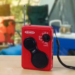 Jensen AM/FM Weather Band Radio with Flashlight