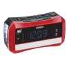 Jensen Digital AM/FM Weather Band Alarm Clock Radio with NOAA Weather Alert and Flashlight