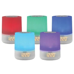 Jensen Mood Lamp Digital Dual Alarm Clock Radio