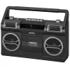 Jensen Portable AM/FM Radio with Cassette Player/Recorder and Built-in Speakers