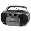 Jensen Portable Bluetooth Stereo MP3 Compact Disc Cassette Player/Recorder with AM/FM Radio