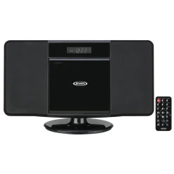 Jensen Wall-Mountable Bluetooth Music System with MP3 CD Player, Digital AM/FM Stereo Radio and Remote