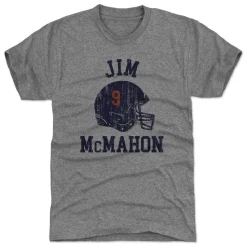Jim McMahon Chicago Helmet Font