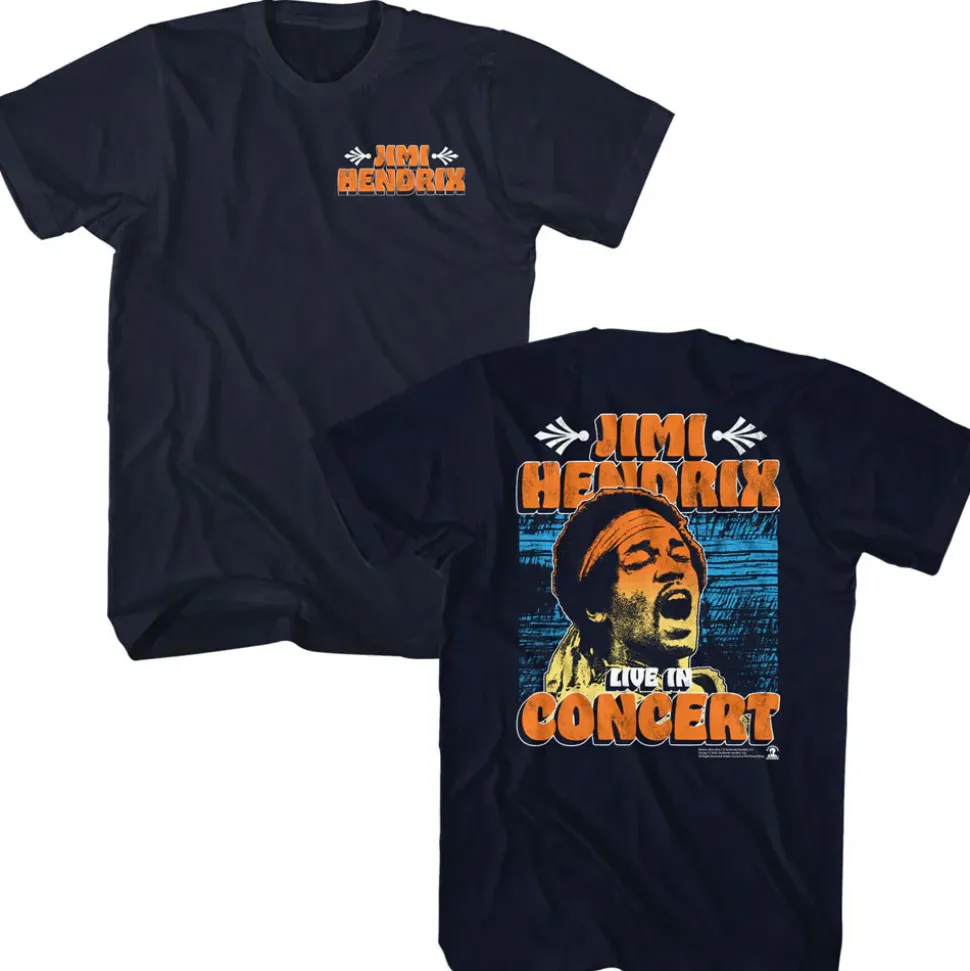 Jimi Hendrix - Live in Concert (Front & Back)