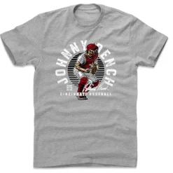 Johnny Bench Emblem K WHT