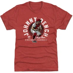 Johnny Bench Emblem K WHT