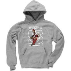 Johnny Bench Outline W WHT