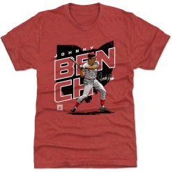 Johnny Bench Player Map K WHT