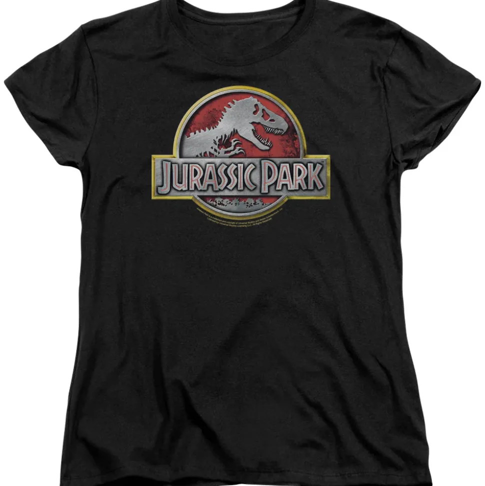Jurassic Park - Metal & Gold Logo