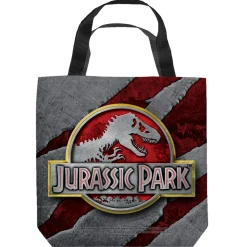 Jurassic Park - Slashed Logo Tote Bag