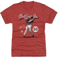 Ken Griffey Jr. Cincinnati Retro Script WHT