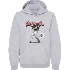 Ken Griffey Jr. Cincinnati Retro Script WHT