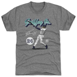 Ken Griffey Jr. Seattle Retro Script WHT