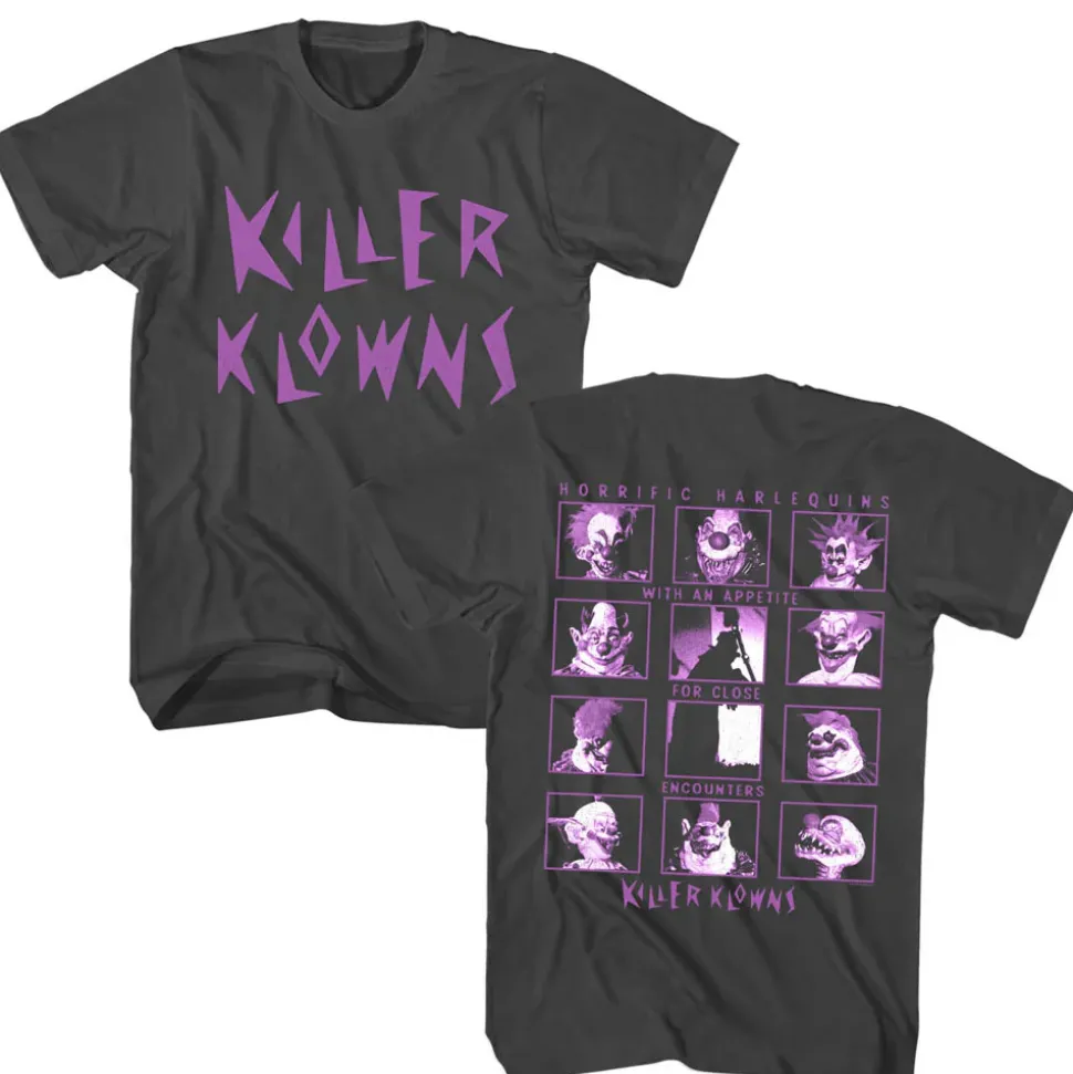 Killer Klowns From Outer Space - Horrific Harlequins (Front & Back)