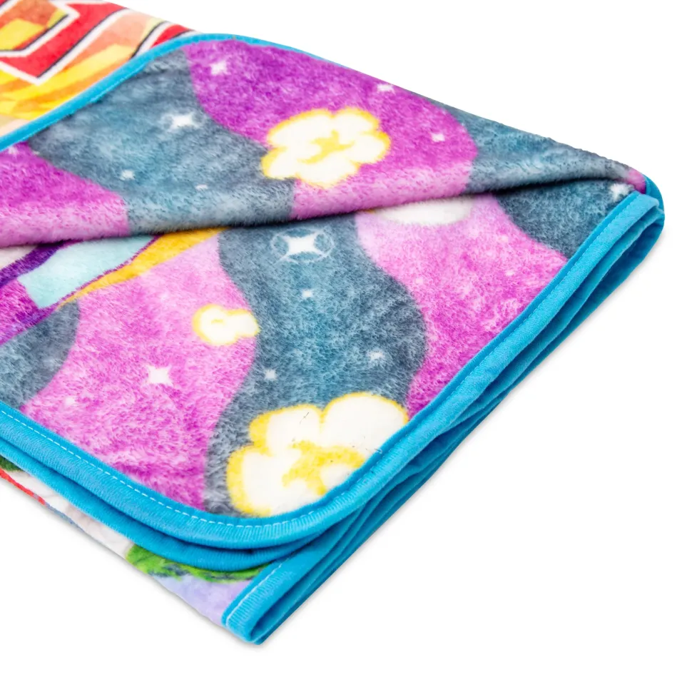 Killer Klowns From Outer Space Characters Raschel Throw Blanket | 45 x 60 Inches