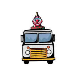 Killer Klowns JoJo's Ice Cream Truck Enamel Pin