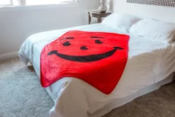 Kool-Aid Man Soft Fleece Throw Blanket | 45 x 60 Inches