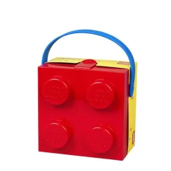 LEGO Lunch Box With Handle, Bright Red