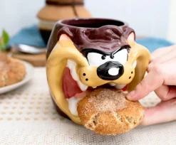 Looney Tunes Taz Sculpted Ceramic Mug | Holds 24 Ounces