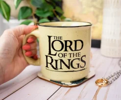 Lord of the Rings Gondor Elven Text 20oz Ceramic Camper Mug