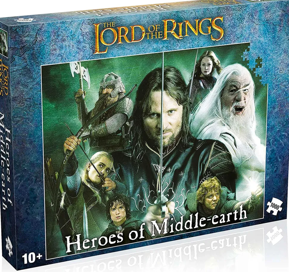Lord of the Rings Heroes of Middle Earth 1000 Piece Jigsaw Puzzle