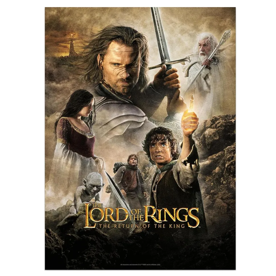 Lord of The Rings: Return of the King 300 Piece VHS Jigsaw Puzzle