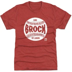 Lou Brock St. Louis Baseball WHT