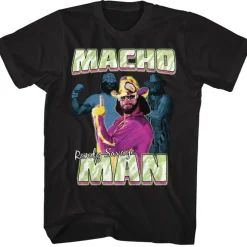 Macho Man Randy Savage - Three Photo Collage
