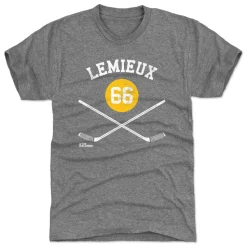 Mario Lemieux Pittsburgh 66 Sticks WHT