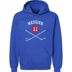 Mark Messier New York R 11 Sticks WHT