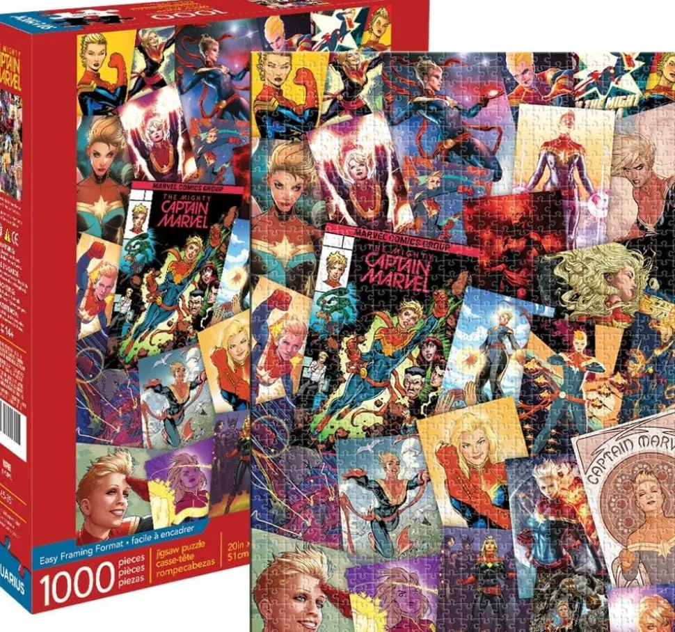 Marvel Captain Marvel Collage 1000 Piece Jigsaw Puzzle