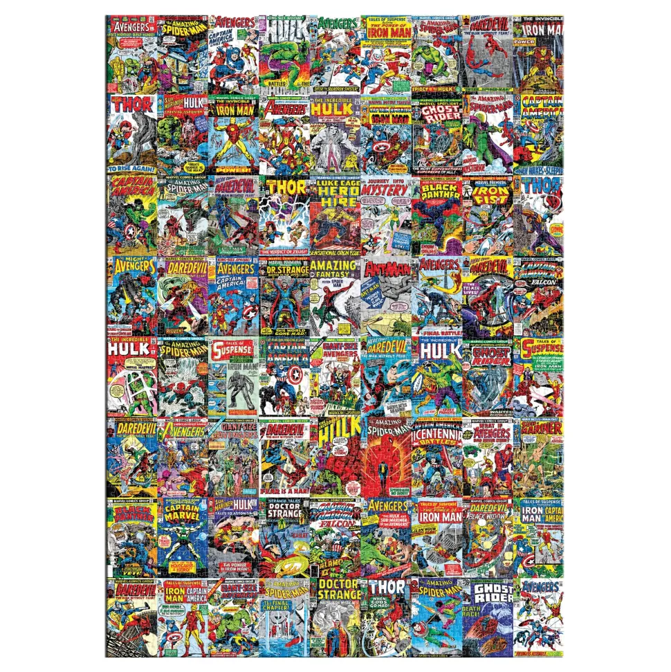 Marvel Comics Covers Superheroes 3000-Piece Jigsaw Puzzle