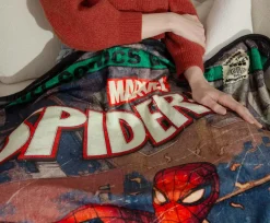 Marvel Comics Friendly Neighborhood Spider-Man Throw Blanket | 45 x 60 Inches