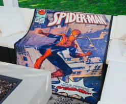Marvel Comics Friendly Neighborhood Spider-Man Throw Blanket | 45 x 60 Inches