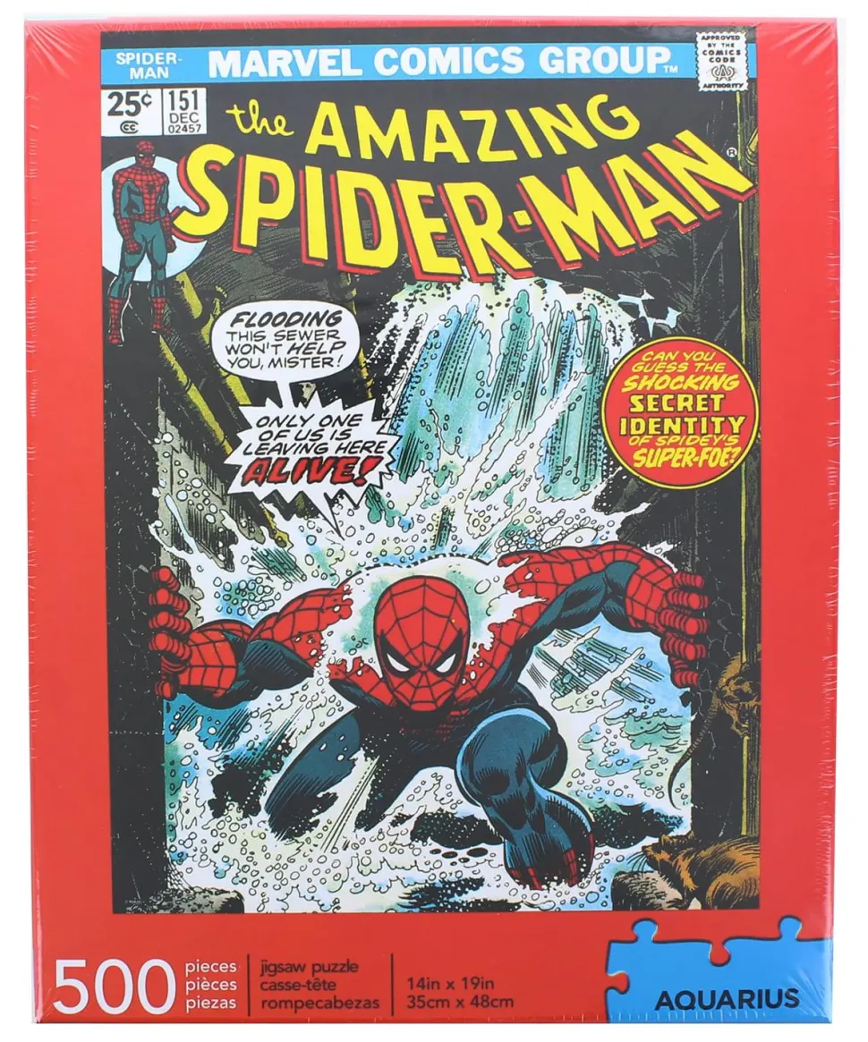 Marvel Spider-Man #151 Comic Cover 500 Piece Jigsaw Puzzle