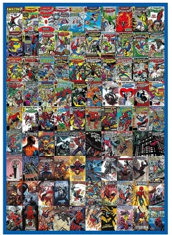 Marvel Spider-Man Covers 1000 Piece Jigsaw Puzzle