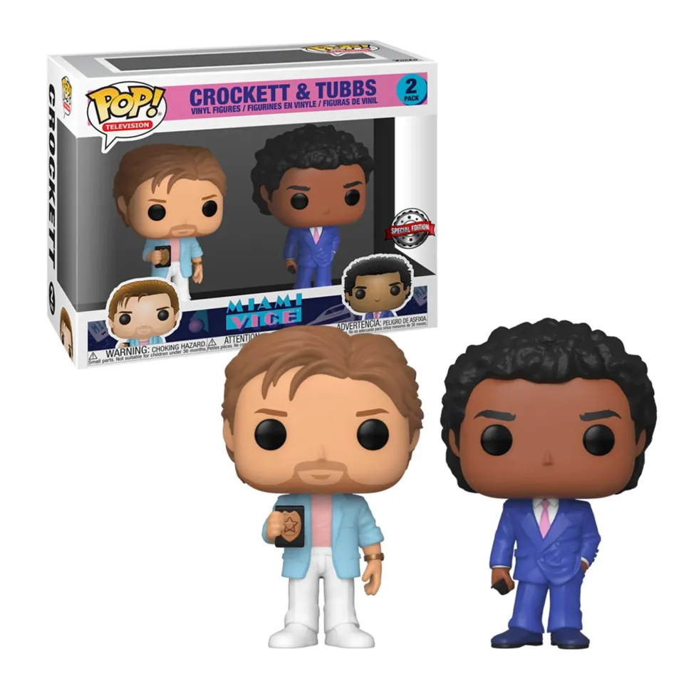 Miami Vice Funko POP 2-Pack | Crockett & Tubbs