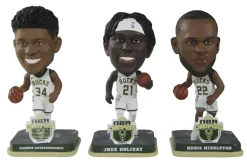 Milwaukee Bucks Bucks NBA Championship Mini Bobble 3 Pack