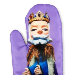 Mister Rogers Neighborhood King Friday Puppet Oven Mitt | TV Show Merchandise