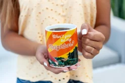 Mister Rogers Neighborhood Mug | Won't You Be My Neighbor | Holds 15 Ounces