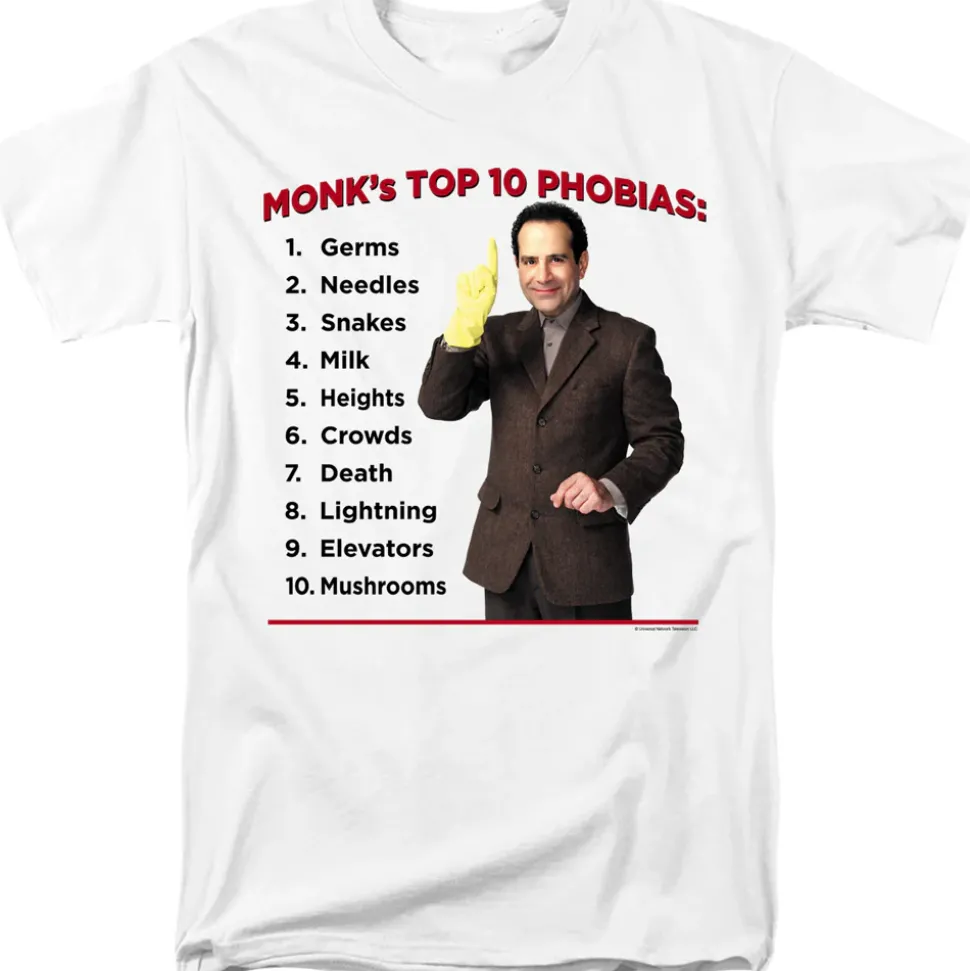 Monk - Top 10 Phobias
