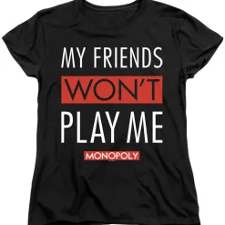 Monopoly - My Friends Won't Play (Black)
