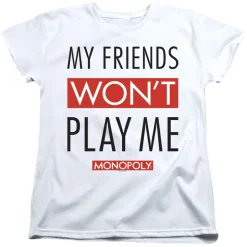 Monopoly - My Friends Won't Play (White)