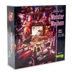Monster Mayhem 1000-Piece Jigsaw Puzzle By Rachid Lotf | Toynk Exclusive