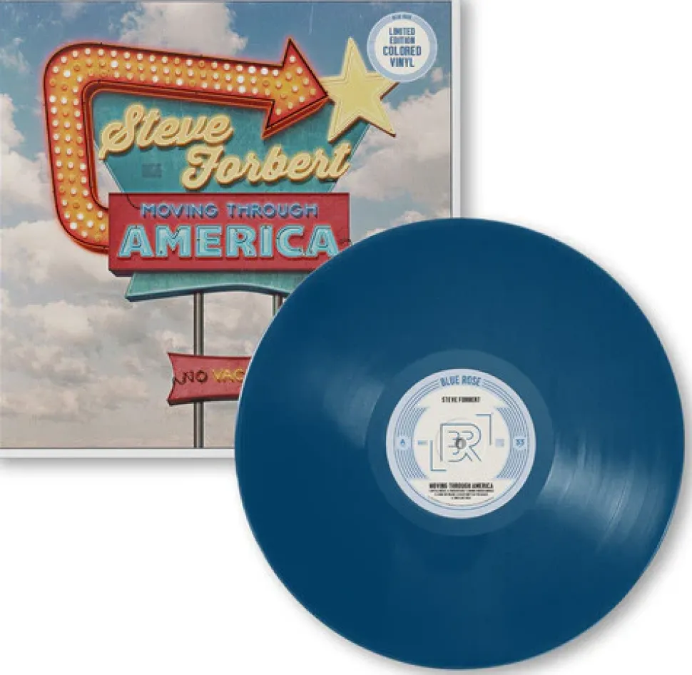 Moving Through America (Blue) (Vinyl) - Steve Forbert