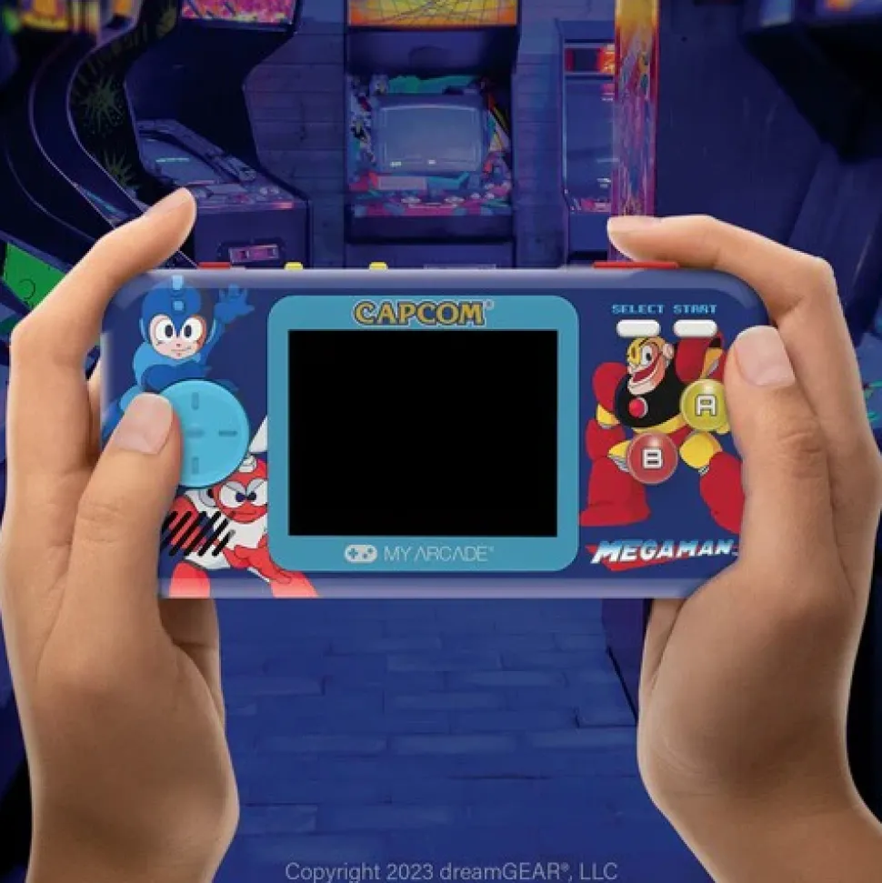My Arcade Mega Man Pocket Player Pro Handheld Portable Gaming System (6 Games in 1)