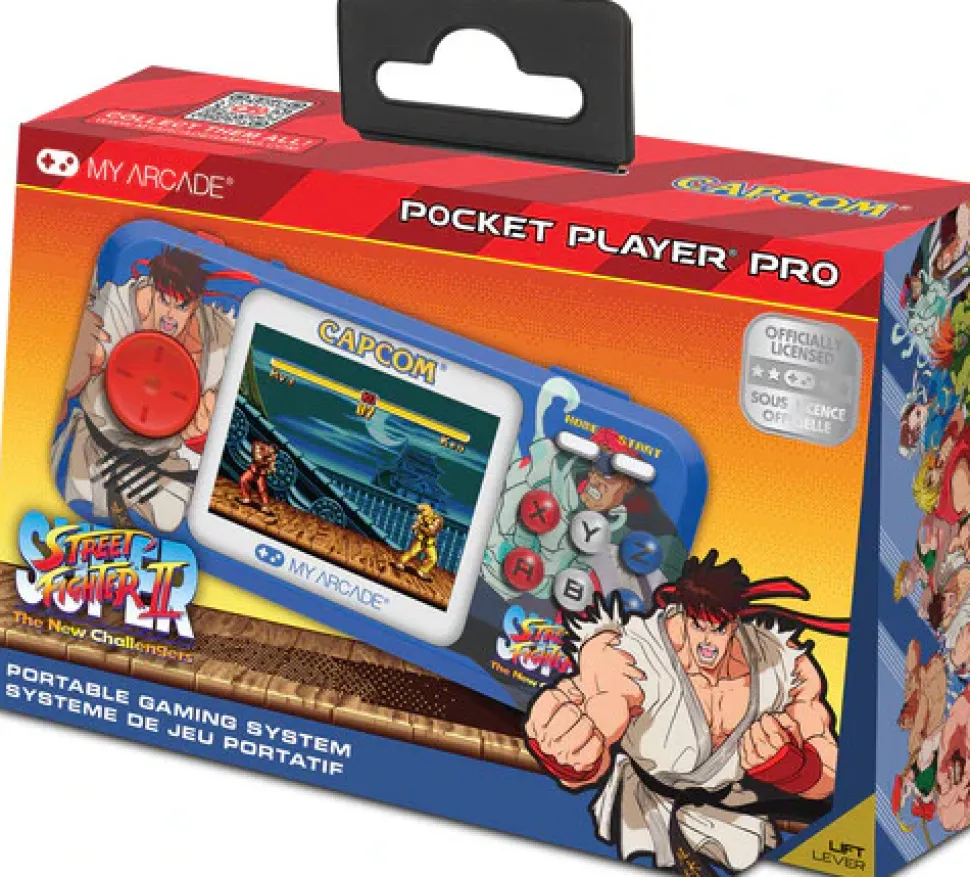 My Arcade Super Street Fighter II Pocket Player Pro Handheld Portable Gaming System (2 GAMES IN 1)