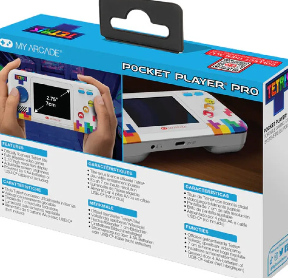 My Arcade Tetris Pocket Player Pro Portable Handheld Gaming System