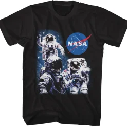 NASA - Three Astronauts & Meatball Logo