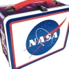 NASA Logo Embossed Tin Lunch Box
